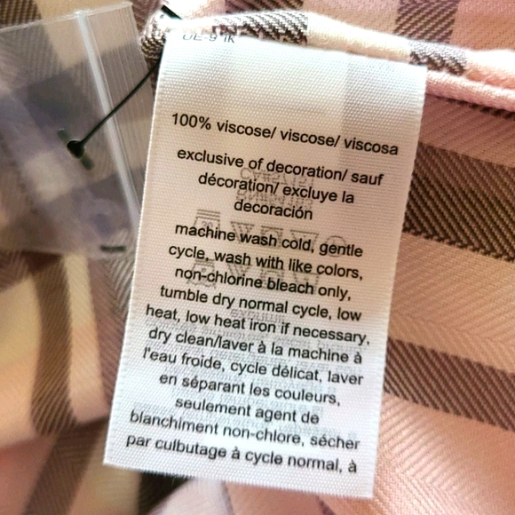 NWT Tommy Hilfiger Plaid Shirt Size Small - Picture 5 of 5